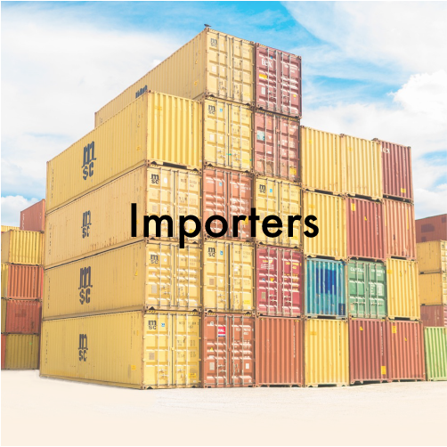 We supply importers world wide. We help them through the customs clearance process and the acquirement of Import Licences